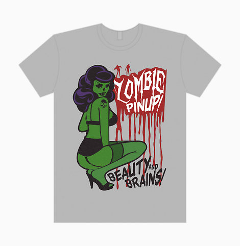 zombie pinup shirt 292x300 Zombie Pinup Shirt Zombie Pinup Shirt