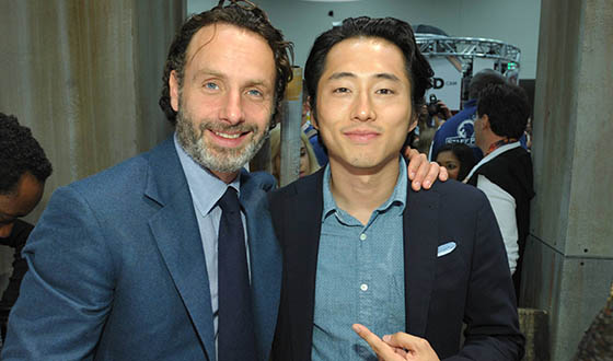 Andrew Lincoln, Steven Yeun