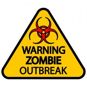 Warning zombie outbreak